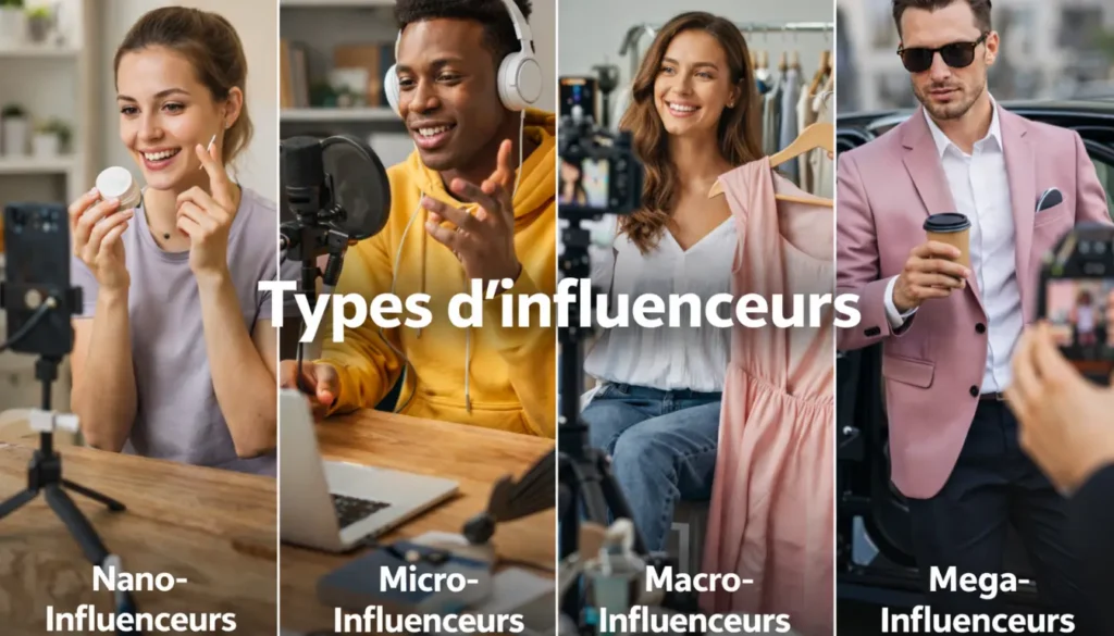 Types d'Influenceurs