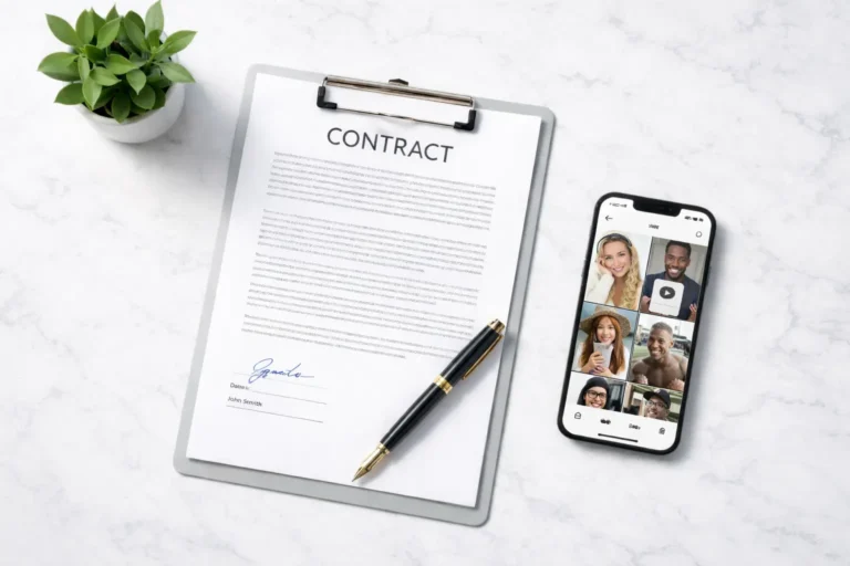 Guide des Contrats d'Agence d'Influenceurs